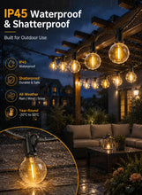 Carica l'immagine nel visualizzatore di Gallery, 7.6M Catena Luminosa Esterno, LED Catena Luci Stringa Giardino 12+1 LED Lampadine IP45 Impermeabile Antivento Decorative