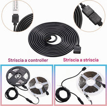 Carica l'immagine nel visualizzatore di Gallery, HUAZIZ 6 Pcs Cavo di Prolunga Striscia LED RGB Prolunga Nastro LED Cavo Estensione Banda LED 4 Pin LED Strip Extension C