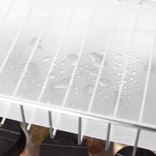 Carica l'immagine nel visualizzatore di Gallery, Portaspezie, Scaffale da Cucina in Metallo a 2 Ripiani, con Tapetto per Ripiano in Plastica, Piedini Antiscivolo, Assemblaggio Facile, per Banco, Dispensa, Bagno, Argento KCS013E01