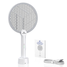 Carica l'immagine nel visualizzatore di Gallery, GooQand Racchetta Zanzare Elettrica 4000V, Ricaricabile USB C Racchetta Zanzare Elettric Anti Zanzare, Protezione dal Tatto, Antizanzare per Casa Campeggio Interni ed Esterni
