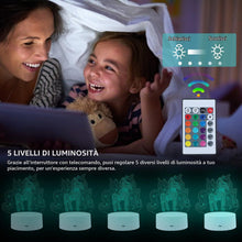 Carica l'immagine nel visualizzatore di Gallery, UneedMe Regali unicorno per ragazze, unicorno luce notturna per bambini, giocattoli per bambini età 3 4 5 6 7 8 9+ anni,