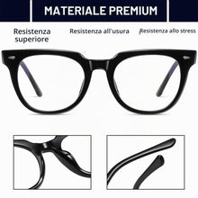 Carica l'immagine nel visualizzatore di Gallery, KANASTAL Occhiali anti Luce Blu Uomo Donna Computer Quadrati TR
