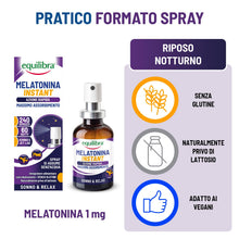 Carica l'immagine nel visualizzatore di Gallery, Equilibra Melatonina Liposomiale Spray, 240 Spruzzi, 60 Notti