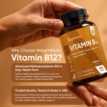 Carica l'immagine nel visualizzatore di Gallery, Vitamina B12 Metilcobalamina 1000mcg, 450 Micro Compresse da 6mm, 14+ Mesi