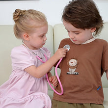 Carica l'immagine nel visualizzatore di Gallery, Stetoscopio Bambini Stetoscopio Giocattolo Giochi Di Ruolo Per Ragazze e Ragazzi Di 3+ Anni (Rosa Blu)