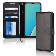 Carica l'immagine nel visualizzatore di Gallery, TECHGEAR Custodia in Pelle Oppo A9 / A5 2020, Cover Libro Protettiva con Slot per Schede, Supporto e Cinturino da Polso 