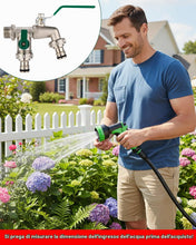 Carica l'immagine nel visualizzatore di Gallery, Rubinetto da Giardino con 2X 3/4 Pollici, Doppio Resistente al Gelo, Rubinetto Premium da 3/4 Pollici, Doppio Resistente