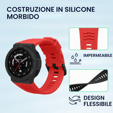 Carica l'immagine nel visualizzatore di Gallery, kwmobile 2x Cinturino Silicone Fibbia Compatibile con Amazfit Active Edge (A2212) Cinturino - Cinturini 14-22 cm