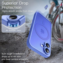 Carica l'immagine nel visualizzatore di Gallery, JETech Cover Magnetica Opaca per iPhone 16, Blu Oltremare