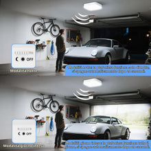 Carica l'immagine nel visualizzatore di Gallery, Toowell Plafoniera LED Soffitto Sensore di Movimento per Luci Senza Fili Lampada da Soffitto Ricaricabile Batteria 5000K