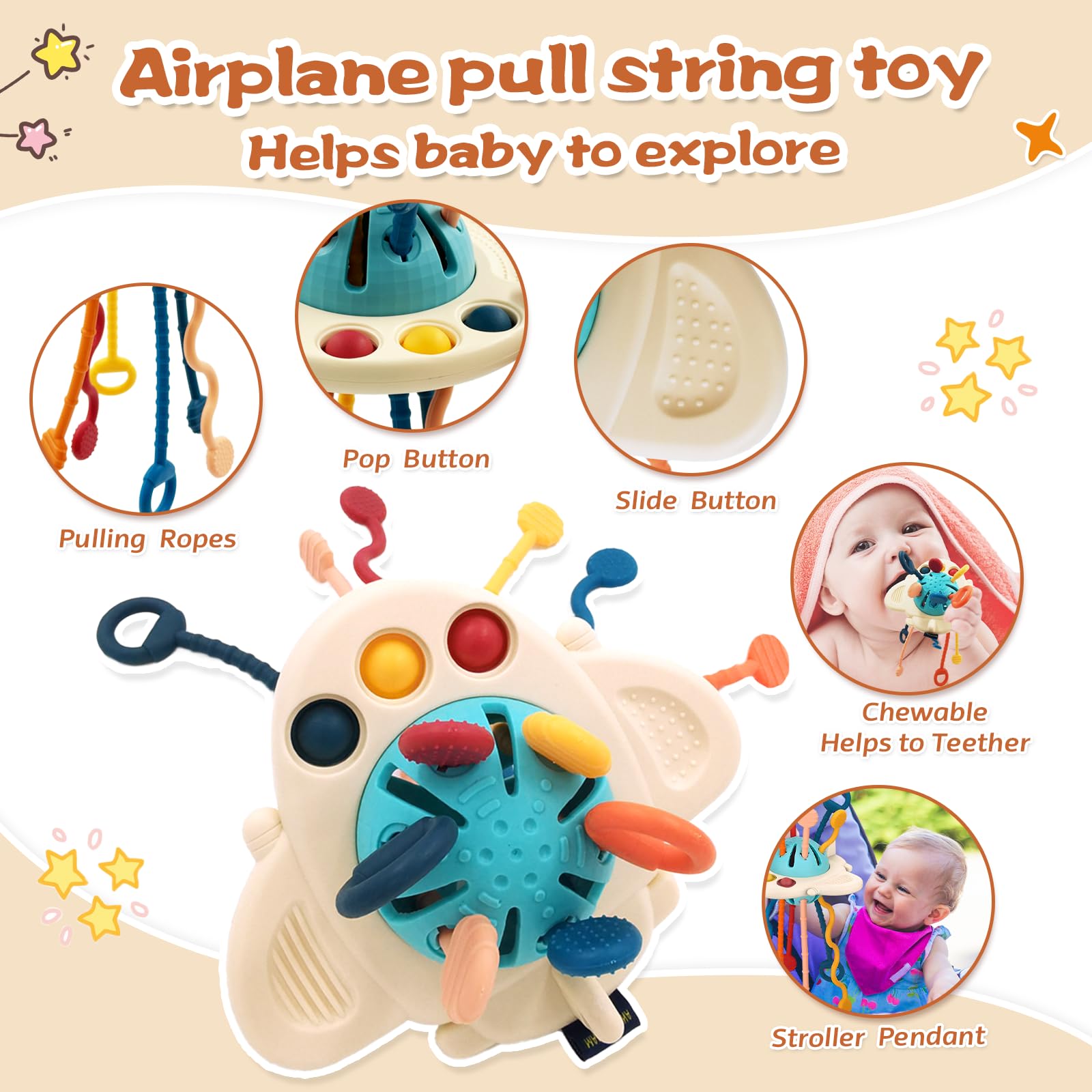 Regalo Bambina Anno In Giochi Montessori Mesi, Giochi