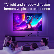 Carica l'immagine nel visualizzatore di Gallery, TV LED luci 3M cambiando sincrono con TV immagine TV retroilluminazione TV con sensore AR musica sincronizzazione App RG