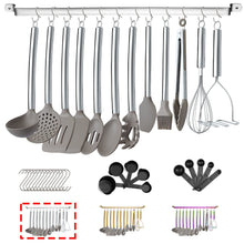 Carica l'immagine nel visualizzatore di Gallery, 38 Pezzi Set Di Utensili Da Cucina Con Portautensili, Testa In Silicone E Manico In Inossidabile Pentole, Da Cucina Per Di Utensili, Gadget Da Cucina Antiaderenti, Lavabili In Lavastoviglie (Argento)