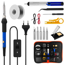Carica l'immagine nel visualizzatore di Gallery, WinGluge Saldatore a Stagno Kit, 60W Saldatore Kit, 5 Punte di Saldatura