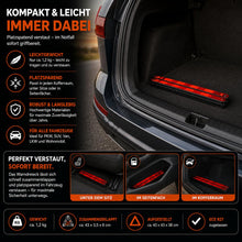 Carica l'immagine nel visualizzatore di Gallery, Triangolo d’Emergenza Auto 2027 Rosso ECE R27 – Accessorio di Sicurezza Stradale per Incidenti e Guasti – Pannello Rifle