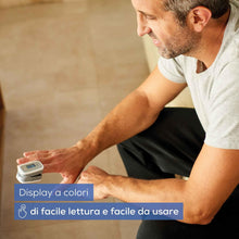 Carica l'immagine nel visualizzatore di Gallery, Beurer PO 30 Saturimetro da Dito Professionale Certificato, Saturazione Ossigeno SpO2 e Frequenza Cardiaca, Display Colorato 4 Viste, Spegnimento Automatico, con Custodia Inclusa, Dispositivo Medico