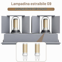 Carica l'immagine nel visualizzatore di Gallery, ENCOFT 24W LED Lampada da parete Esterno Interno, Lampadina Sostituibile G9