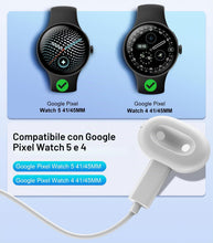 Carica l'immagine nel visualizzatore di Gallery, TiMOVO Caricabatterie Compatibile con Google Pixel Watch 5/4 41mm/45mm