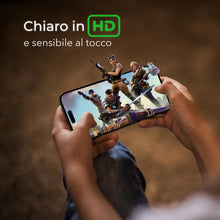 Carica l'immagine nel visualizzatore di Gallery, Deppa Pellicola Protettiva per iPhone 17e/16e/14/13/13 Pro (6,1") Vetro Temperato Ultra Resistente 9H, Copertura Totale,
