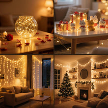 Carica l&#39;immagine nel visualizzatore di Gallery, Hoteril Luci Natale Esterno, 10M 80 LEDs Luci Albero di Natale Impermeabile, Lucine da Esterno Giardino per Adatto a Giardino, Feste, Natale, Natalizie Albero, Nozze