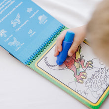 Carica l'immagine nel visualizzatore di Gallery, Melissa &amp; Doug Water Wow! Libro Magico da Colorare con Pennello ad Acqua - Tema Dinosauri, Gioco Educativo da Viaggio pe
