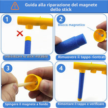 Carica l'immagine nel visualizzatore di Gallery, Giocattoli per l'allenamento di reazione con bastoncini che cadono – Gioco di cattura per coordinazione occhio-mano, Ref