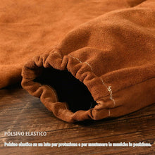 Carica l'immagine nel visualizzatore di Gallery, QeeLink Maniche da Lavoro Saldatura in Cuoio per Uomo Donna in Pelle