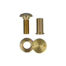 Carica l'immagine nel visualizzatore di Gallery, Amig - Spioncino Mod. 3 con Lente Super Angolare per Porte Interne ed Esterne 3-14 in Alluminio Colore Oro | Ottone | Mi