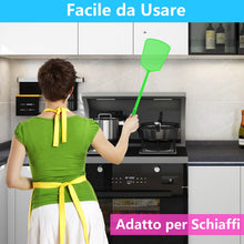 Carica l'immagine nel visualizzatore di Gallery, Scacciamosche,Paletta Mosche in Plastica da 5 Pezzi con Manico Lungo,Controllo dei Parassiti Manuale Scacciamosche,Color