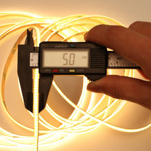 Carica l'immagine nel visualizzatore di Gallery, TOPAI Striscia LED COB 24V Ultra Sottile 5mm Bianco Caldo 5 Metri