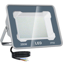 Carica l'immagine nel visualizzatore di Gallery, CREATESTAR Faretto Led da Esterno 200W, Faretti Led Esterni 6500K 20000LM luce bianca fredda, IP66 Impermeabile Faro Est