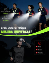 Carica l'immagine nel visualizzatore di Gallery, Mohard Luce Running con Luci Posteriore 1800mAh 9 Modalità &amp; 45° Regolabile