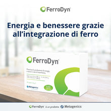 Carica l'immagine nel visualizzatore di Gallery, Metagenics FerroDyn - Ferro Bisglicinato e Folato - 90 Capsule