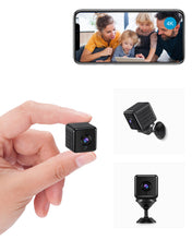 Carica l'immagine nel visualizzatore di Gallery, Telecamera Nascosta 4K HD Mini Telecamera Wifi Interno Videocamera Sorveglianza Senza Fili Microcamere Spia Batteria Lunga Durata Spy Cam Per Bambini/Casa/Auto