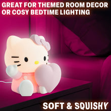 Carica l'immagine nel visualizzatore di Gallery, Get Trend Hello Kitty Sanrio Silicone Luce 3D, Ricaricabile Tramite USB LED Lampada Anime, 3 Modalità Luce Telecomandate