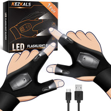 Carica l'immagine nel visualizzatore di Gallery, KEZKALS Regalo para Hombre Mujer, Guantes Con Luz LED, Ideas Regalo Hombre Mujer Original, Regalo dia del Padre Madre, Regalo San Valentín Hombre, Regalo Hombre Navidad