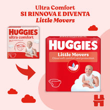 Carica l'immagine nel visualizzatore di Gallery, Huggies Little Movers, 168 Pannolini, Taglia 3 (4-9 Kg), Pacco Giga