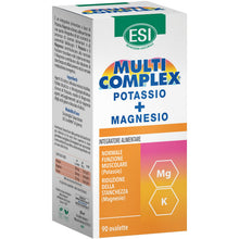 Carica l'immagine nel visualizzatore di Gallery, ESI, Multicomplex Potassio+Magnesio, Integratore Alimentare Multiminerale, Contribuisce a Ridurre Stanchezza e Affaticam