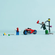 Carica l&#39;immagine nel visualizzatore di Gallery, LEGO Marvel Inseguimento Sulla Moto: Spider-Man vs. Doc Ock, Motocicletta Giocattolo da Costruire per Bambini e Bambine da 6 Anni in su con Shooter e Spara Ragnatele, Idea Regalo di Compleanno 76275
