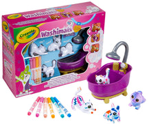 Carica l&#39;immagine nel visualizzatore di Gallery, CRAYOLA Washimals Pets - Set Attività Colora Lava Ricolora con Cuccioli con Vasca da Bagno Funzionante, Cagnolini e Gattini, Ideale da Regalare, Età Consigliata: da 3 Anni