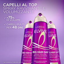 Carica l'immagine nel visualizzatore di Gallery, L'Oréal Paris Elvive Spray Rivitalizzante, Per Capelli Fini e Sottili, Effetto Volume Istantaneo, Con Peptidi di Collage