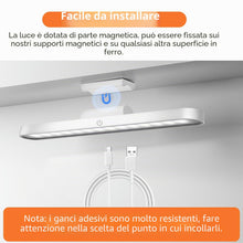 Carica l'immagine nel visualizzatore di Gallery, Realky Lampada da incasso da cucina a LED, 2 pezzi, dimmerabile, senza fili, striscia luminosa a LED ricaricabile, luce 