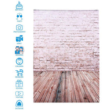 Carica l'immagine nel visualizzatore di Gallery, Fondale fotografico, 2 x 3 m / 6,6 * 9,8 piedi BDDFOTO bambini adulti studio completo corpo retrò mattone fotografia fondale tenda per decorazioni per feste