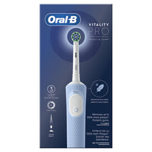 Carica l&#39;immagine nel visualizzatore di Gallery, Oral-B Spazzolino Elettrico Ricaricabile Vitality Pro, 3 Modalità di Spazzolamento, Batteria a Lunga Durata, 1 Testina e 1 Spazzolino, Bianco e Blu, Idea Regalo