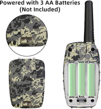 Carica l'immagine nel visualizzatore di Gallery, Retevis RT628 Walkie Talkie per Bambini, a Lungo Raggio 8CH per Bambini di 3-12 Anni, Regali Giocattolo per Avventure all'Aperto in Campeggio (1 Paio, Mimetico)