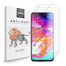 Carica l&#39;immagine nel visualizzatore di Gallery, Pellicola Protettiva in Vetro Temperato per Samsung Galaxy A70 [3Pezzi], Durezza 9H, 2.5D Alta Definizione, Senza Bolle, Anti Graffio Protezione Schermo per Samsung Galaxy A70