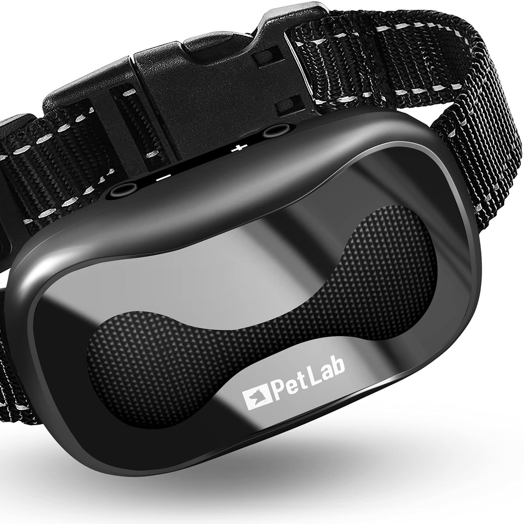 PetLab Collare Antiabbaio per Cani Collari Addestramento Collare Anti Abbaio Cani di Piccola Grande Talia Vibrazione Educativo Stop Abbaiare Dispositivo Antiabbaio Cane Anti Bark Collar