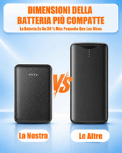 Carica l'immagine nel visualizzatore di Gallery, 10000mAh Power Bank per Gilet Riscaldato, Giacca, Pantaloni e Coperta