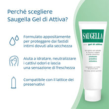 Carica l'immagine nel visualizzatore di Gallery, Saugella Active Gel Intimo Idratante e Resistente agli Odori, 30 ml