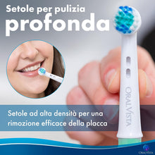 Carica l'immagine nel visualizzatore di Gallery, Compatibili con Testine Oral B, 4-Pack Compatibili con Testine Spazzolino Elettrico Oral-B - Alta Qualità, Pulizia Profonda